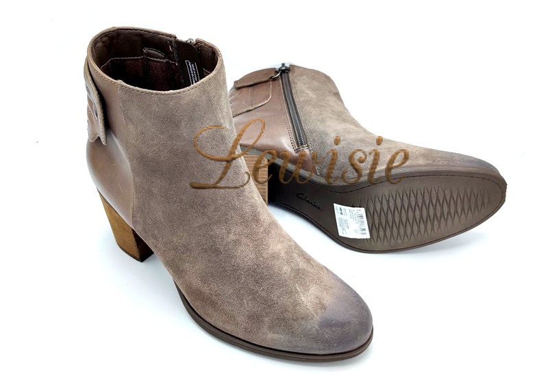 Clarks Dámská kotníková obuv Palma Rylie Taupe vel. 40 - Obrázek 4