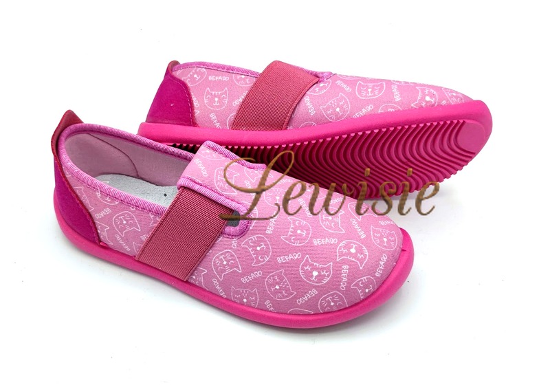 Befado 901X017 Barefoot Dětská domácí obuv Softer růžová vel. 27 - 30 - Obrázek 3
