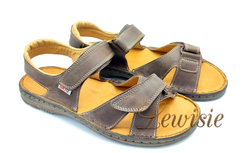 Orto plus 2732-40V hnědá Pánské zdravotní sandály vel. 40 - 46 - Obrázek 4