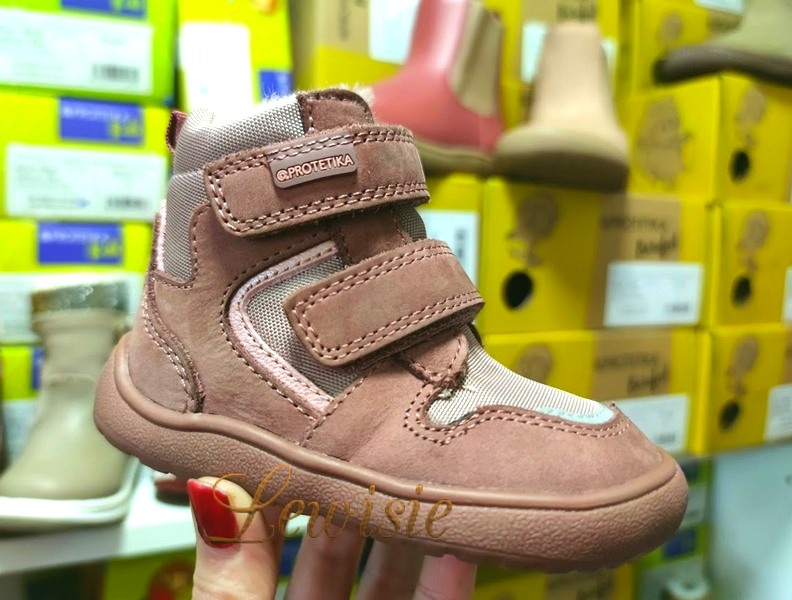 Protetika Daxi old pink Barefoot Zimní dětská obuv vel. 20 - 33 - Obrázek 2