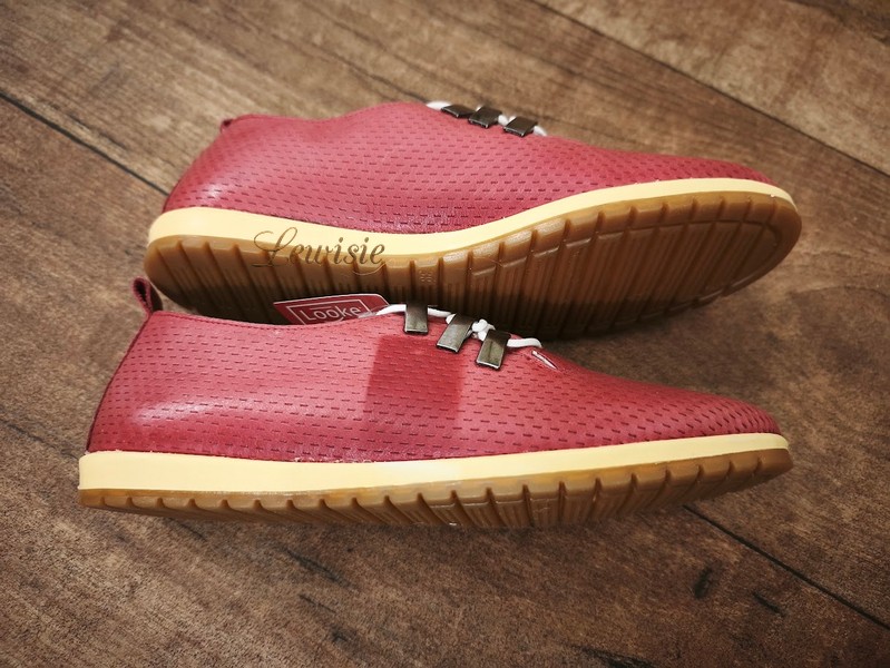Looke 0463-12 RED Yolonda Dámská vycházková obuv vel. 38 SLEVA - Obrázek 3