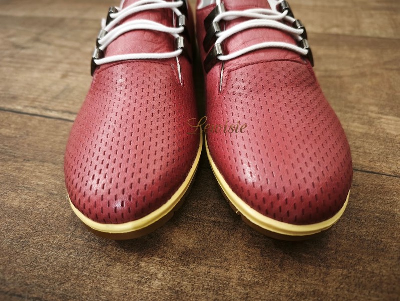 Looke 0463-12 RED Yolonda Dámská vycházková obuv vel. 38 SLEVA - Obrázek 4