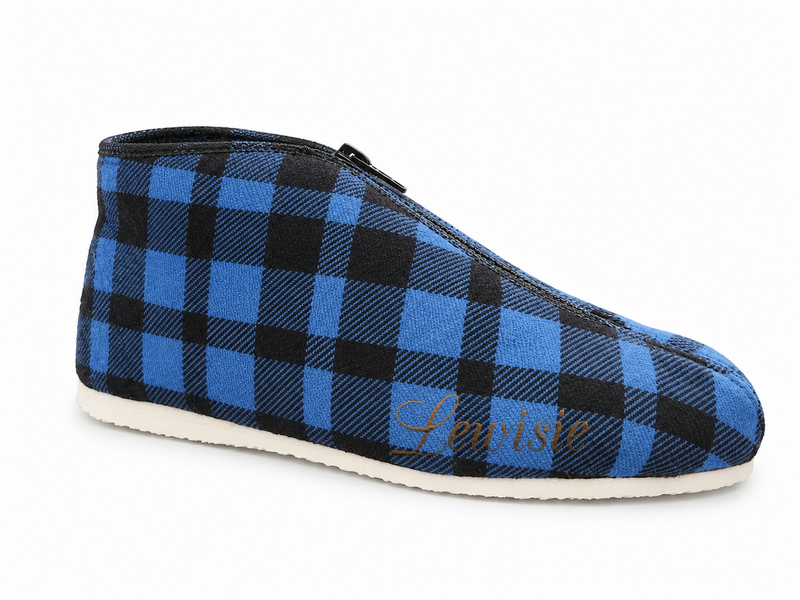 Bokap 070 Pánské bačkory na zip Domácí obuv modrá vel. 41 - 44